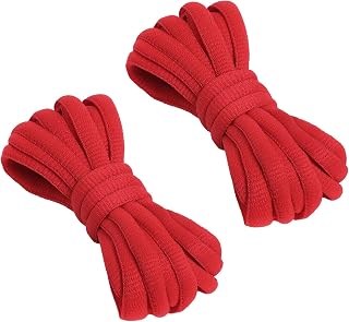 VSUDO Oval Shoelaces for Trainers Sports Shoes, Oval Sport Shoelaces, Running Shoelaces, Running Shoe Laces for Women or Men - 1 Pair or 2 Pairs
