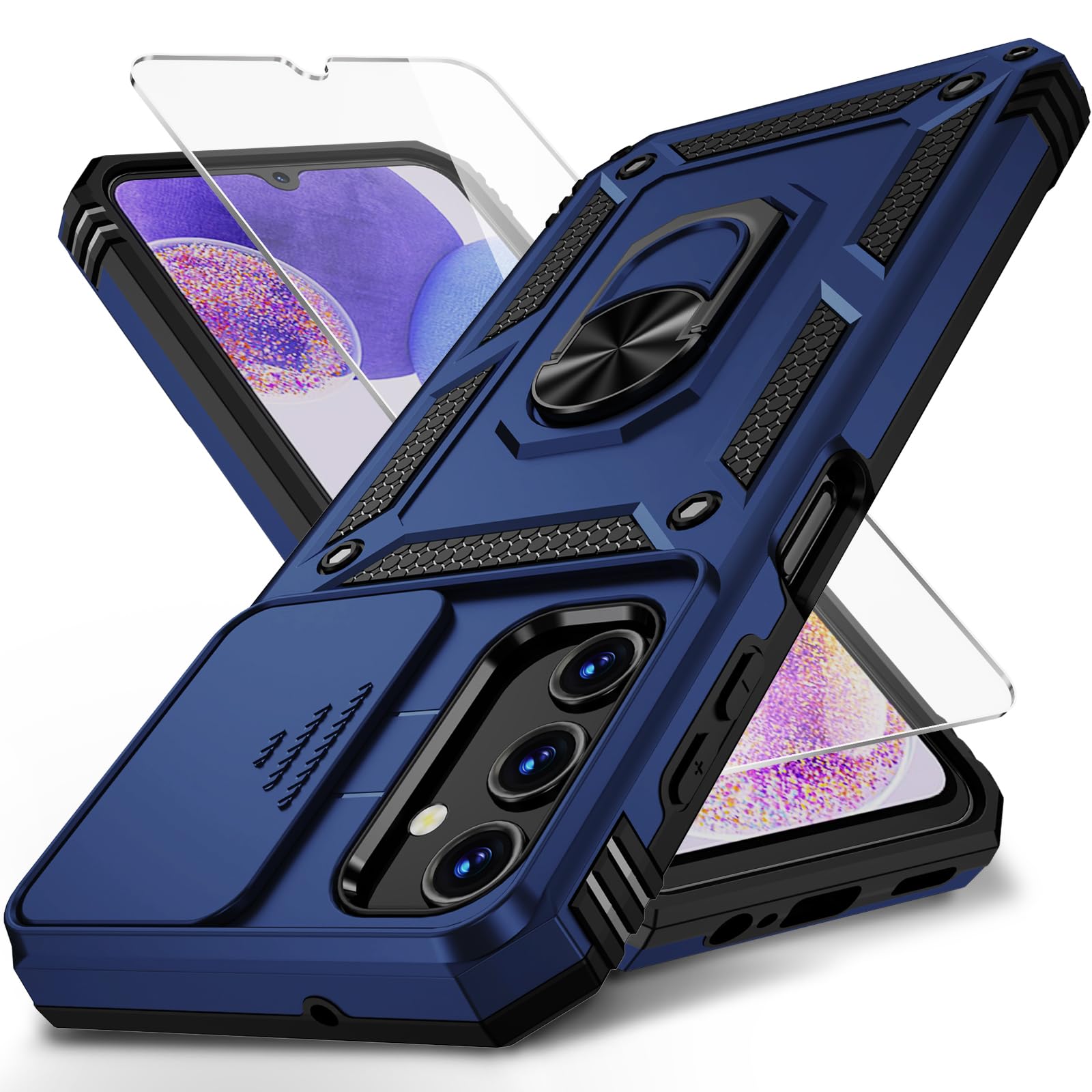 Vinve for Samsung Galaxy A13 5G Case, Galaxy A13 5G Phone Case,Slide Camera Cove