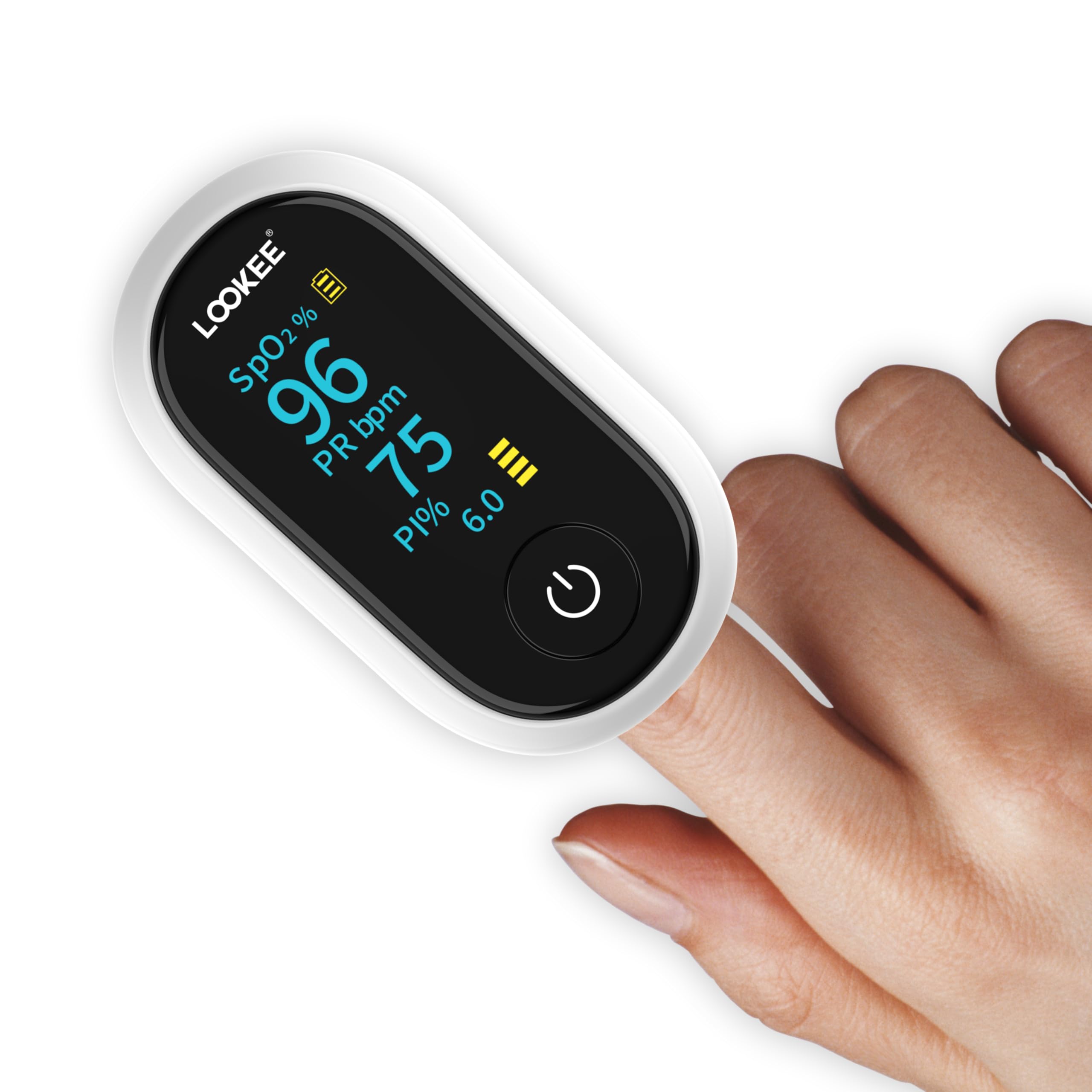 LOOKEE A320 Premium Finger Pulse Oximeter | Proudly Canadian | SpO2 Monitor | Bl