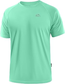 Men's UPF 50+ Sun Protection Swim Rash Guard Quick Dry Water Beach Shirts