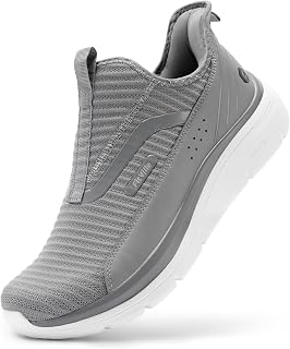 FitVille Mens Extra Wide Fit Slip On Trainers, StepEase V2