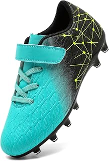 DimaiGlobal Children's Football Shoes with Professional Low Cleats, Futsal Football Shoes and Training for Indoor/Outdoor – Non-Slip Junior