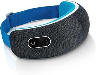 LifePro Oculax Eye Massager with Heat - Bluetooth, Foldable, 40°C - Blue