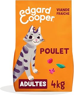 Edgard Cooper Sterilised Cat Food, Adult, Chicken 4 kg, Grain Free, Fresh Meat, Natural Food, High Protein Kibble, No Added Sugars
