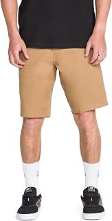 Volcom Road Trip 20" Chino Shorts - Stretch Twill Fabric, Modern Fit, Casual Everyday Style Men's