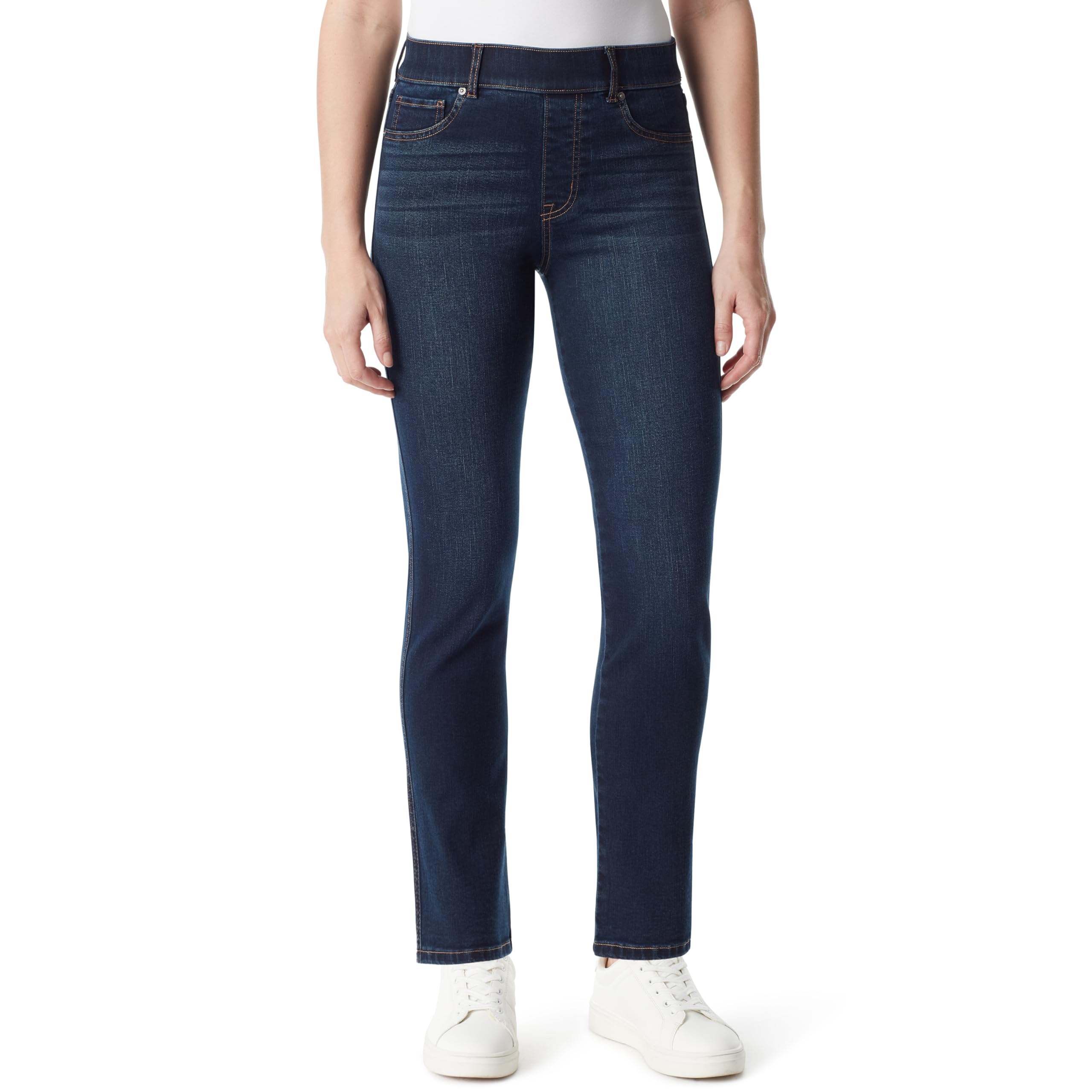 Gloria Vanderbilt - Shape Effect Pull On High Rise Straight Leg Jean Standard, W