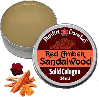 Red Amber Sandalwood Solid Cologne | Rose | Amberous Pure Concentrated Balm