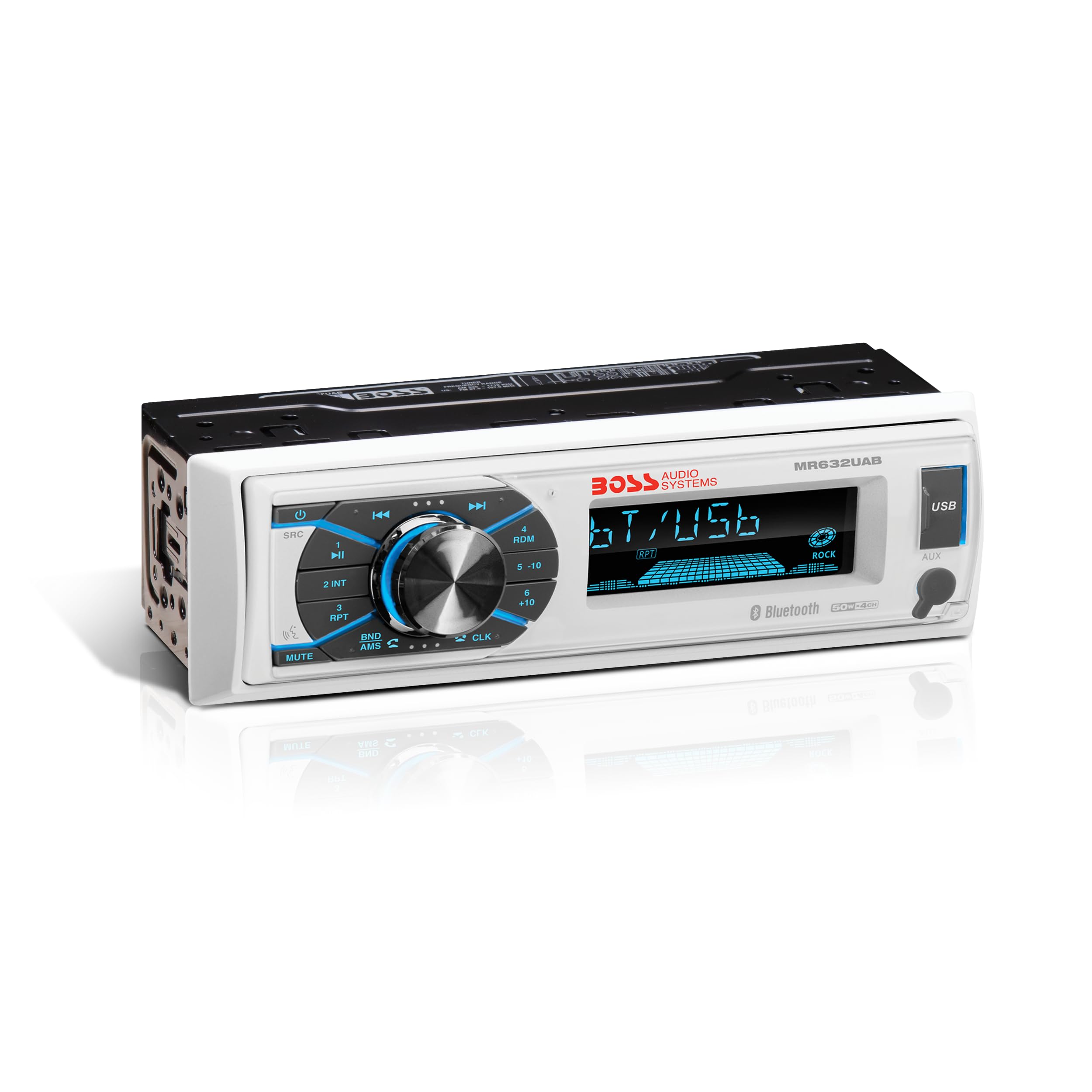 BOSS Audio Systems MR632UAB Bluetooth Boat Stereo - No DVD, No Remote Control