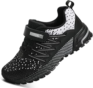 KUBUA Kids Trainers for Boys Girls Tennis Running Shoes Lightweight Sport Sneakers Athletic