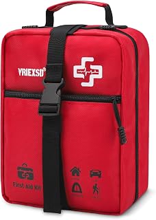 VRIEXSD 400 Piece Large First Aid Kit for Home, Car, Travel, Camping,Sports | Comprehensive & Well-Organized First Aid Kit – Premium Emergency Essentials for Office, Hiking, Business & Outdoor Use