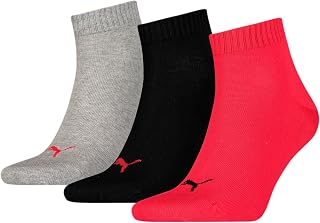PUMA 3 Pairs Unisex Striped Low Top Sports Socks