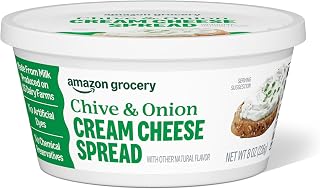 Amazon Grocery, Chive & Onion Cream Cheese Spread, 8 Oz