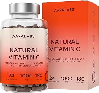 Vitamin C Hochdosiert Vegan - Acerola Vitamin C 1000mg pro Tagesdosis
