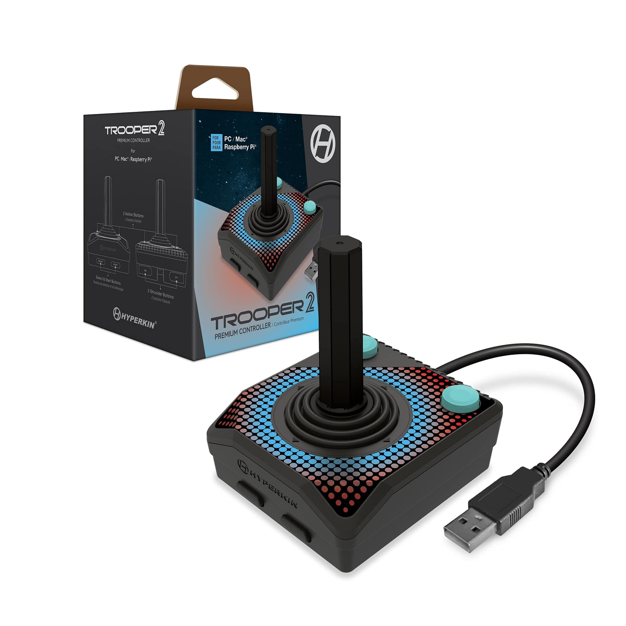 Hyperkin Trooper 2 Premium Controller for PC/Mac - PC; Mac; Linux