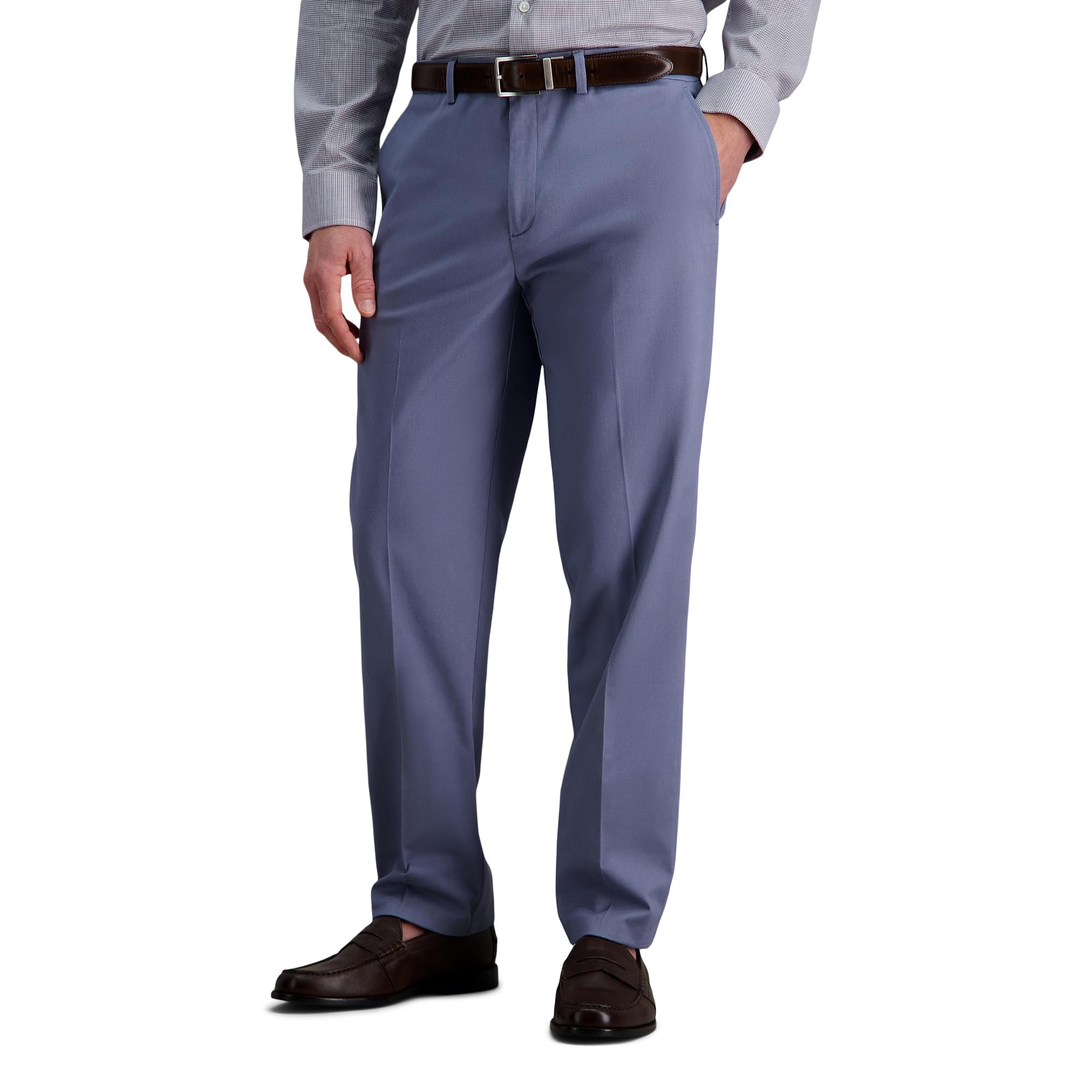 Haggar Men’s Straight Fit Iron Free Premium Khaki Pant