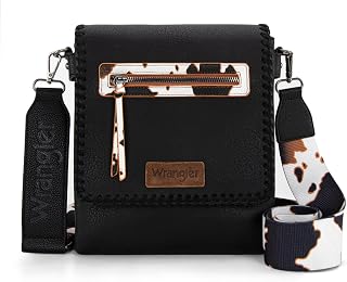 Wrangler Crossbody Bags for Women Vintage Hand Woven Shoulder Purse