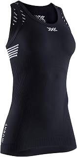 X-Bionic Invent 4.0 Women's Thermal Sleeveless Compression Top – High Performance Thermal Tank Top for Running, Skiing, Cycling, Fitness, and Winter Sports