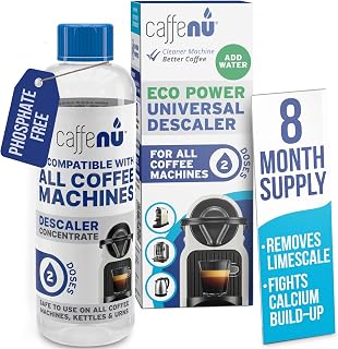 Caffenu Nespresso Compatible Universal Descaling Solution for Coffee Makers