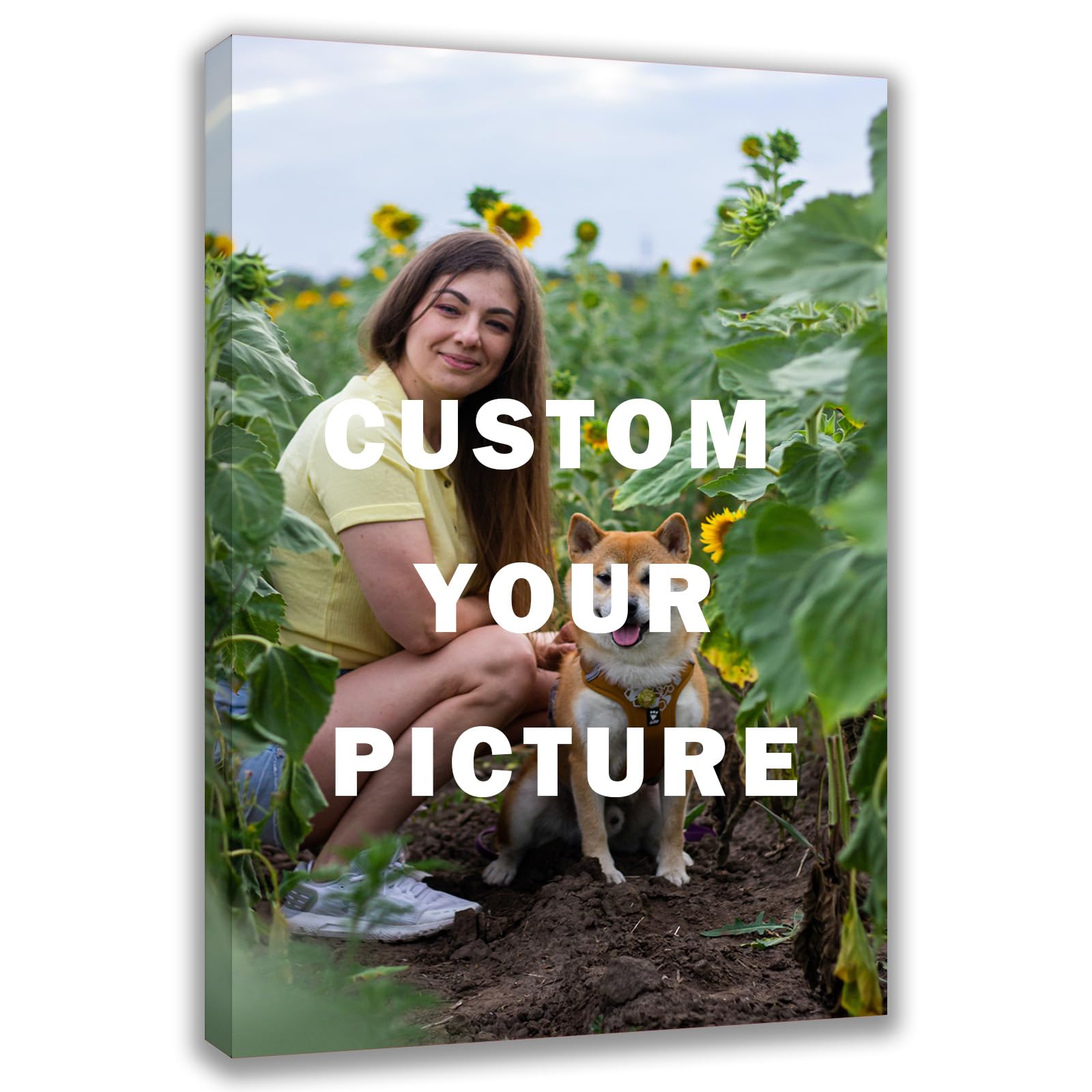 Custom Canvas Prints with Your Photos Framed Canvas Customized Wall Art Personal