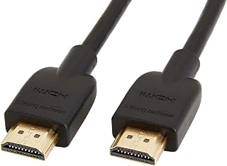 Amazon Basic High-speed HDMI Cable 1.8m(Type A Male to Male Adapter /Ethernet/3D/4K/Audio Return/PS3/PS4/XCase Sale360 Compatible)