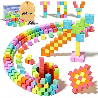 Magnetic Blocks for Toddlers Toys, Large Magnetic Cube Toy for Sensory STEM Education Preschool Magnet Toys for 3 4 5 6 Year Old Boys and Girls, Gifts for Kids Ages 4-8