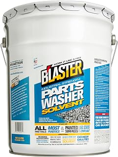B’laster Parts Washer – Parts Cleaner Solvent – High Flashpoint Formula Cleans Oil, Grease &amp; Grime, No Residue, Works on Metals, Most Plastics &amp; Painted Surfaces – 5‑Gallon
