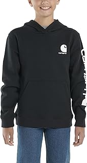 Carhartt Boy's Long Sleeve Hooded Sweatshirt Hooded Sweatshirt (pack of 1)