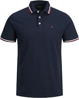 Jack & Jones Jjepaulos Polo SS Noos Men's Polo (Pack of 1)