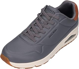 Skechers Los Angeles Uno Tailored Air Mens Casual Trainers in Navy Black