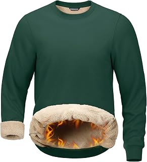 G Gradual Sherpa Lined Sweatshirts for Men Fleece Pullover
