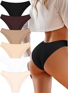 Cotton Underwear Womens Sexy Cheeky Bikini Panties Lingerie Outfits 6 pack