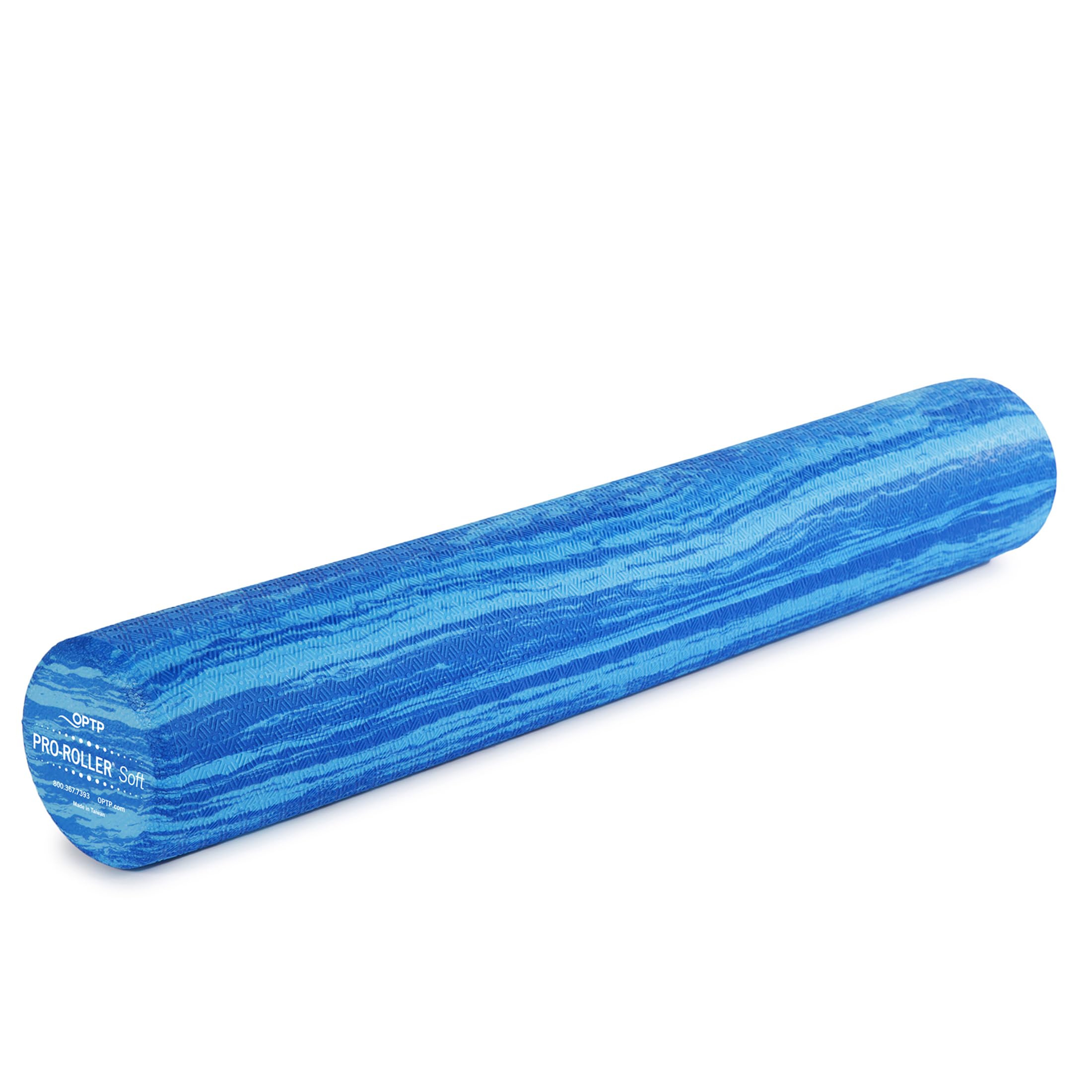 OPTP PRO-Roller Soft Density Foam Roller – Round, Blue, 36" x 6" | Soft foam rol