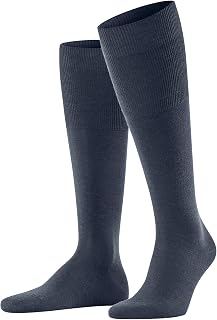 FALKE Men's Airport Long Socks Wool Cotton Breathable