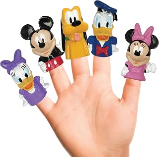 Disney Mickey Mouse & Friends Finger Puppets - Party Favors, Educational, Bath Toys