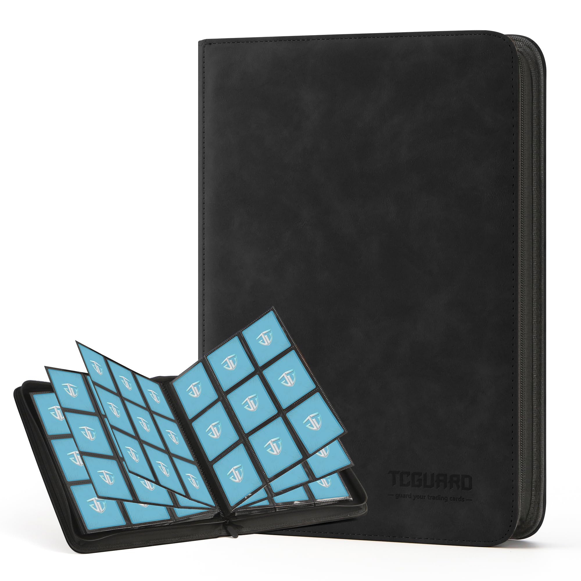 TCGUARD Trading Card Binder, 9 Side Loading Pocket Card Album Hold Up to 540 Car