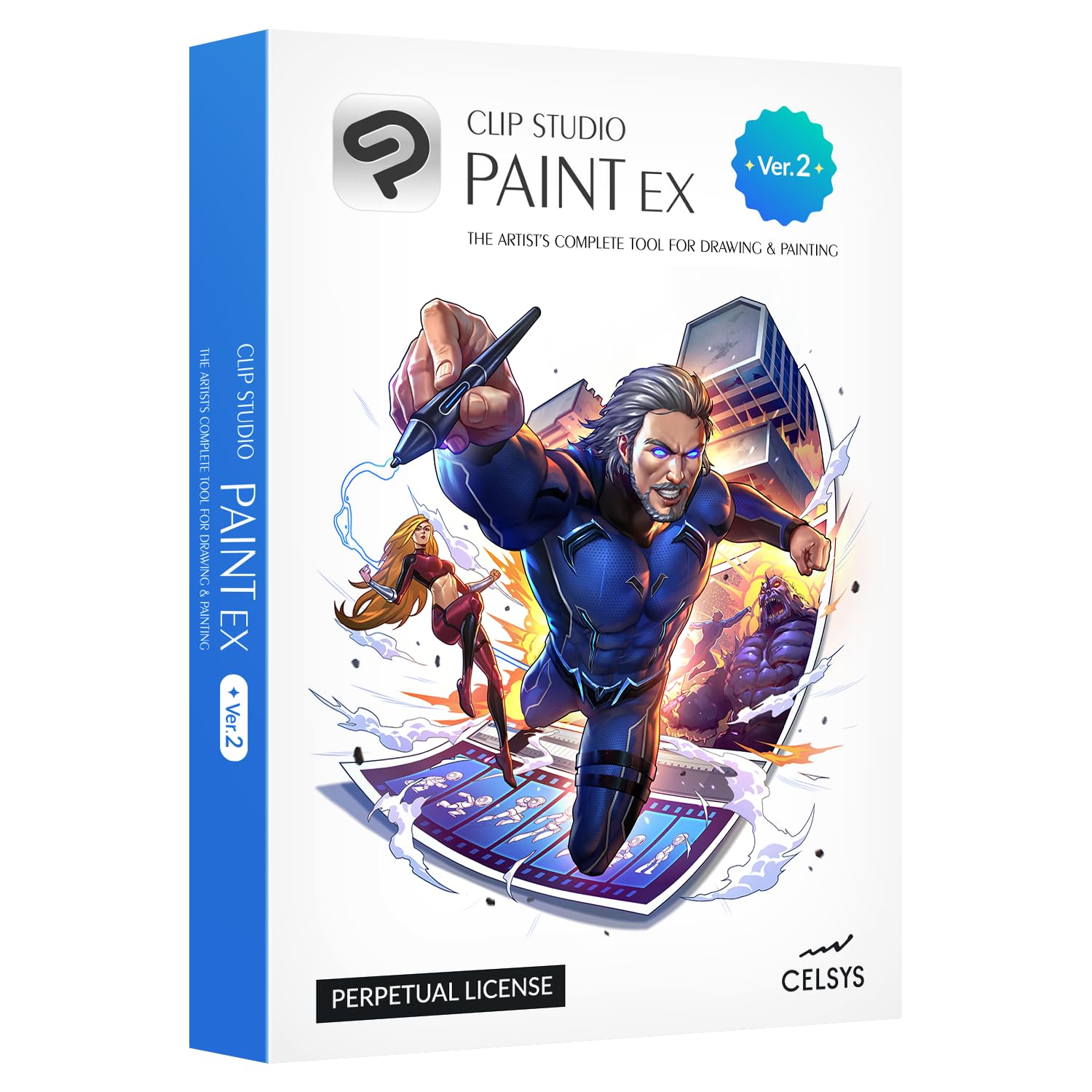 CLIP STUDIO PAINT EX - Version 2 | Perpetual License | for Microsoft Windows and