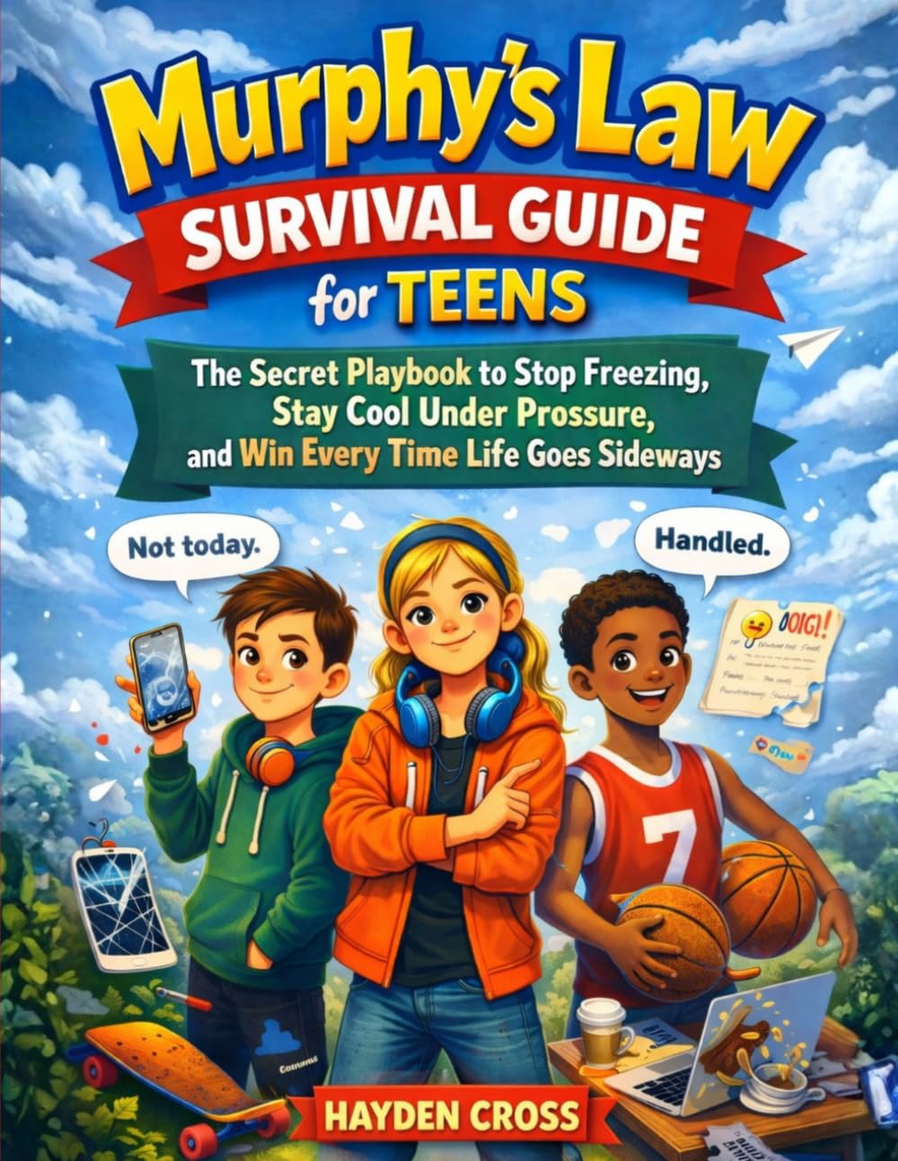 Murphy’s Law Survival Guide for Teens: The Secret Playbook to Stop Freezing, Sta