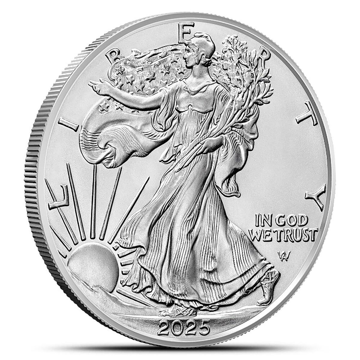 2025 - American Silver Eagle .999 Fine Silver with our Smyrnacoin Certificate of
