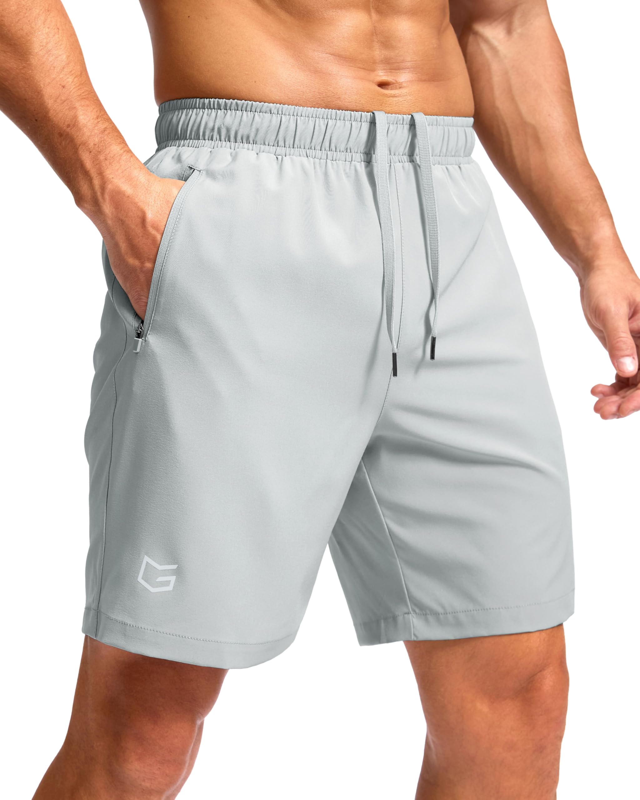 G Gradual Men's Athletic Running Shorts with Zipper Pockets Quick Dry 7"/5"/9" B