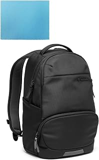 Manfrotto JP A00017BMB Camera Backpack, Advanced III, Active Backpack, 4.9 gal (18 L) Capacity, Black, Cleaning Cloth, SLR, Lightweight, Compact, Water Repellent