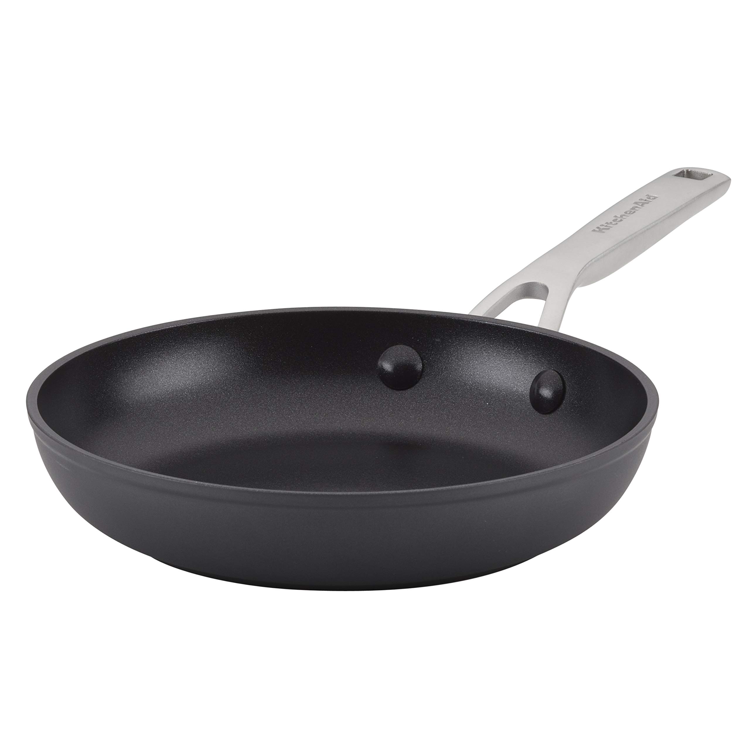 KitchenAid Hard-Anodized Induction Nonstick Frying Pan, 8.25-Inch, Black | Even 