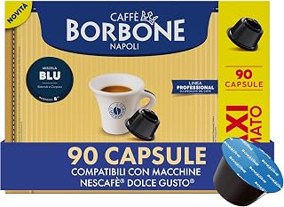 Caffè Borbone Blu Blend - 90 Capsules - Compatible with Nescafè®* Dolce Gusto® Machines