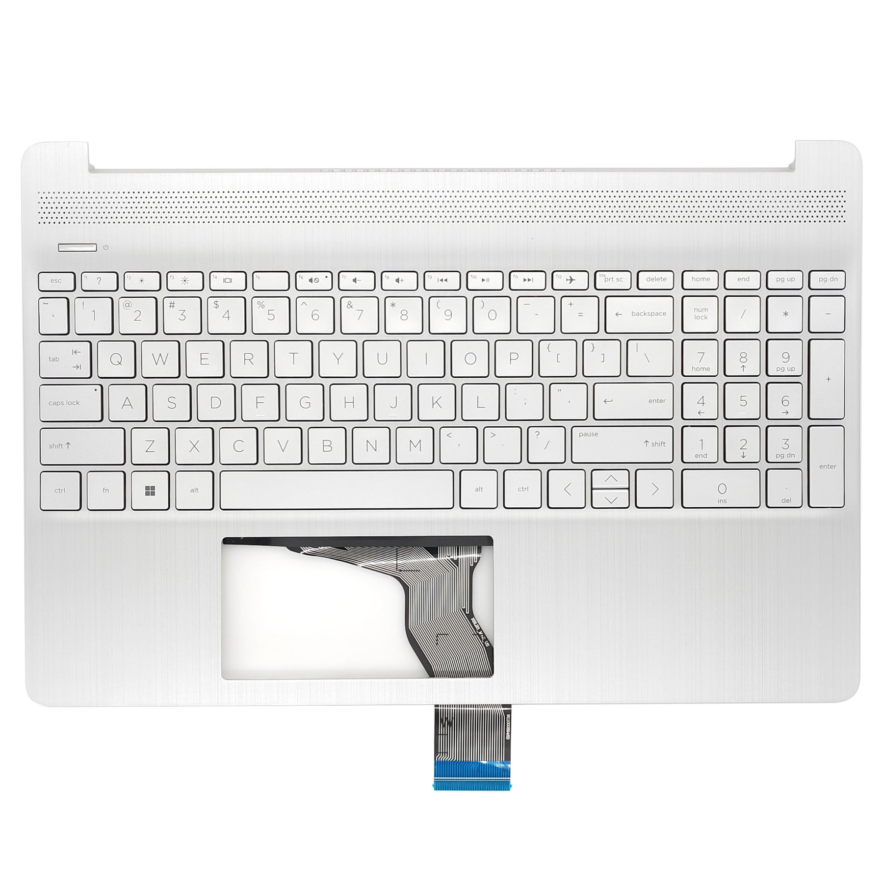 Jxjslp Replacement Upper Case Palmrest for HP 15T-DY 15-DY 15-EF 15Z-EF 15s-eq 1