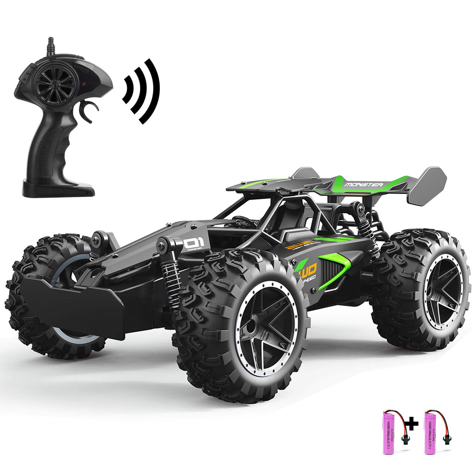 SZJJX Remote Control Cars – 2.4GHz High-Speed RC Car for Kids, 15KM/H+ 2WD Off-R