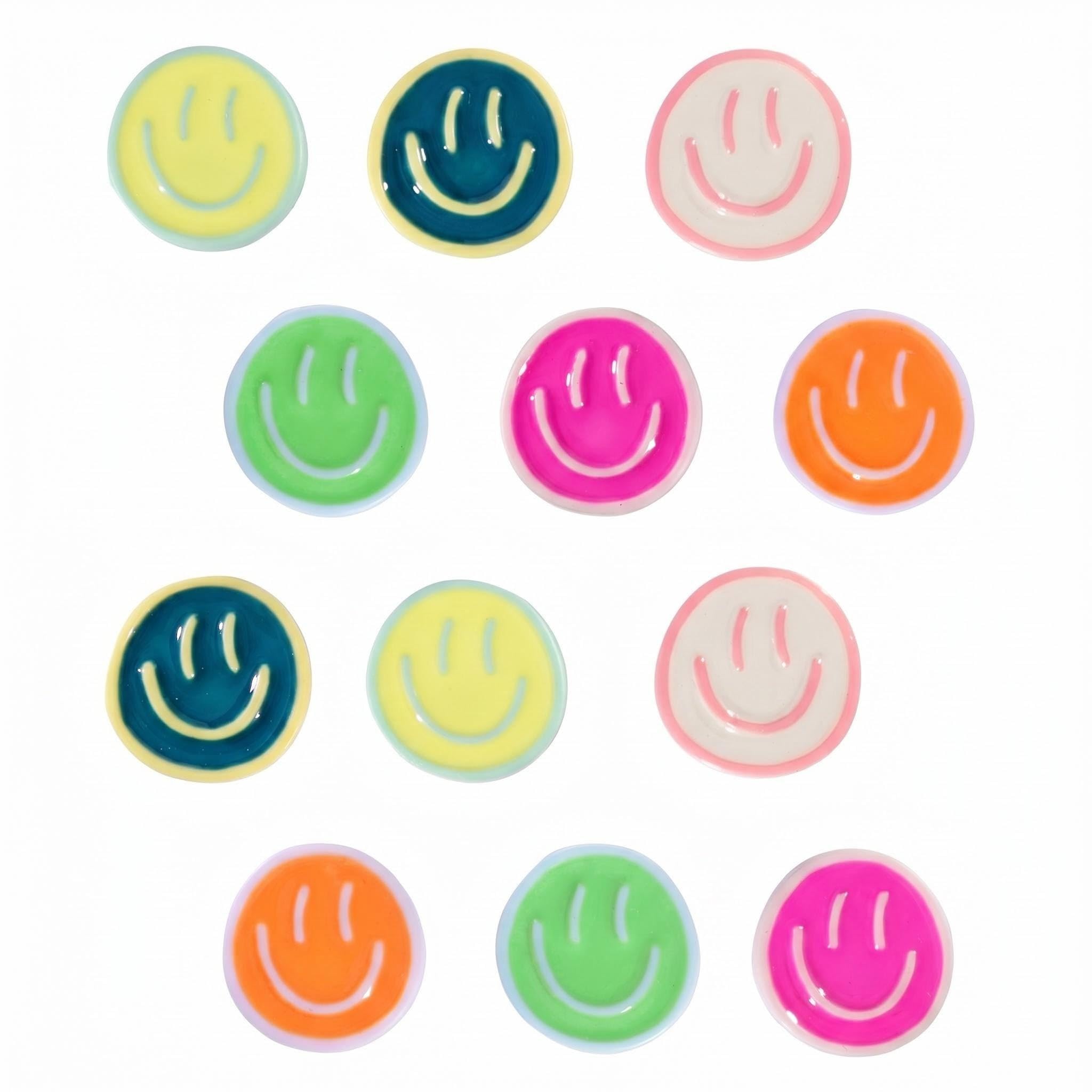 12 Pack Resin Fridge Magnets Colorful Decorative Magnets for Fridge Whiteboard C