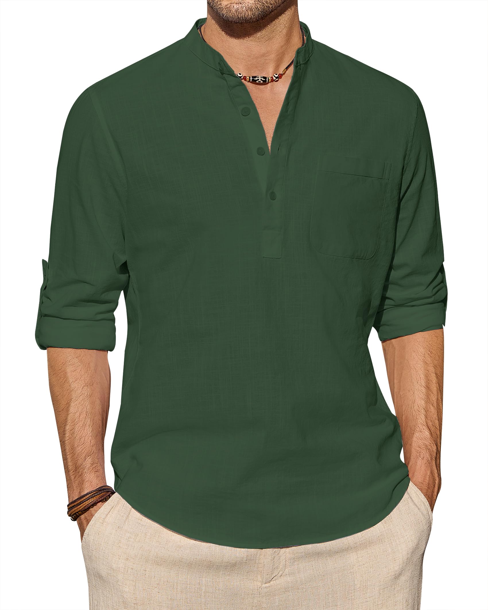 J.VER Men's Button Down Pyjama Bottoms