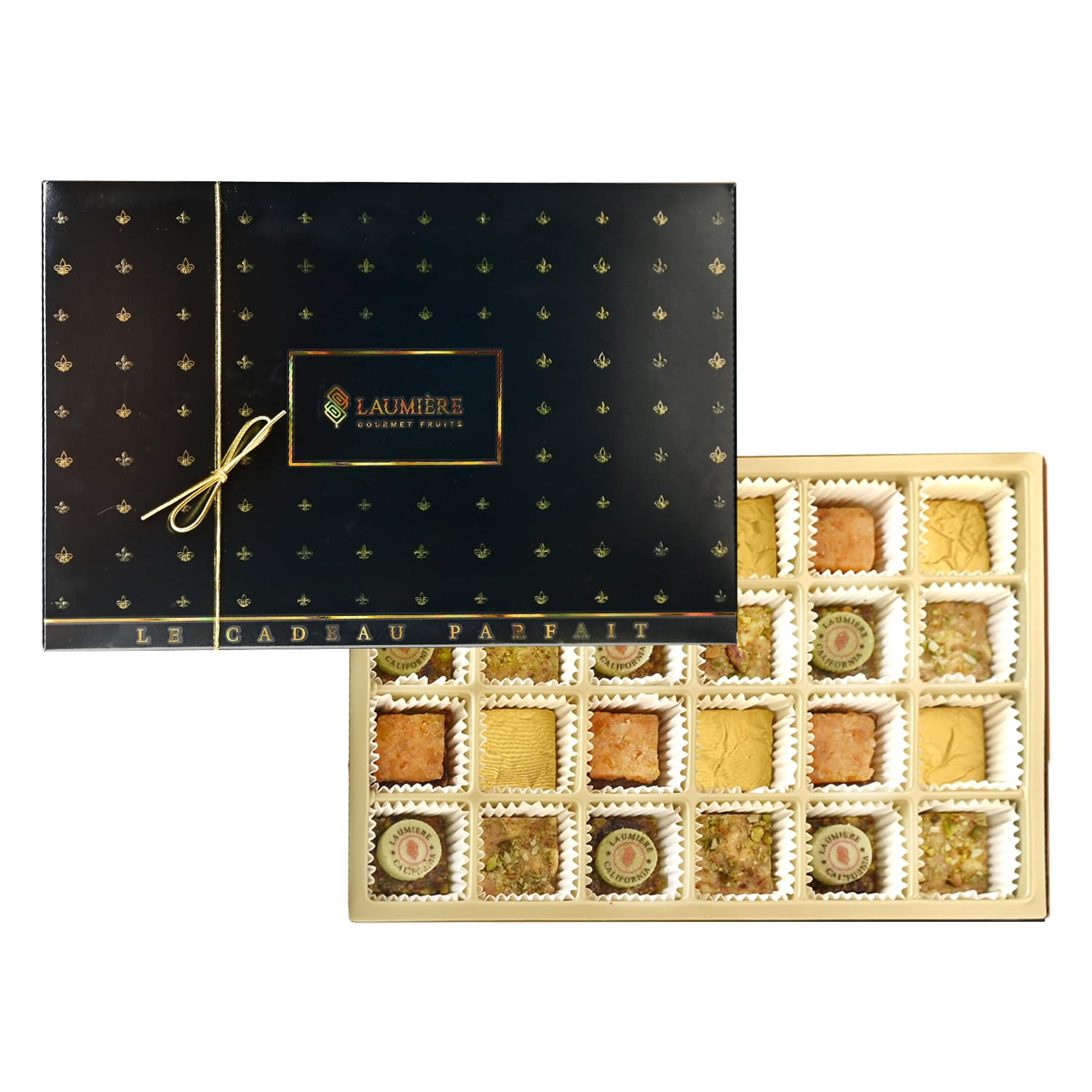 Le Cadeau Parfait Collection - Rectangle Gourmet Gift Box (24 Treats) - Laumière