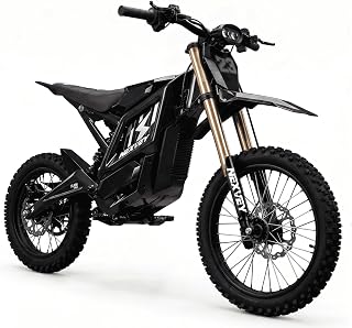 NEXVEY FLASH PRO Electric Dirt Bike for Adults, 5000W Peak Mid-Drive Motor Electric Motorcycle with Wheelie Assist, 55 MPH 50 Miles 60V 27Ah, 17/14" Tires All-Terrain Off-Road E-Bike
