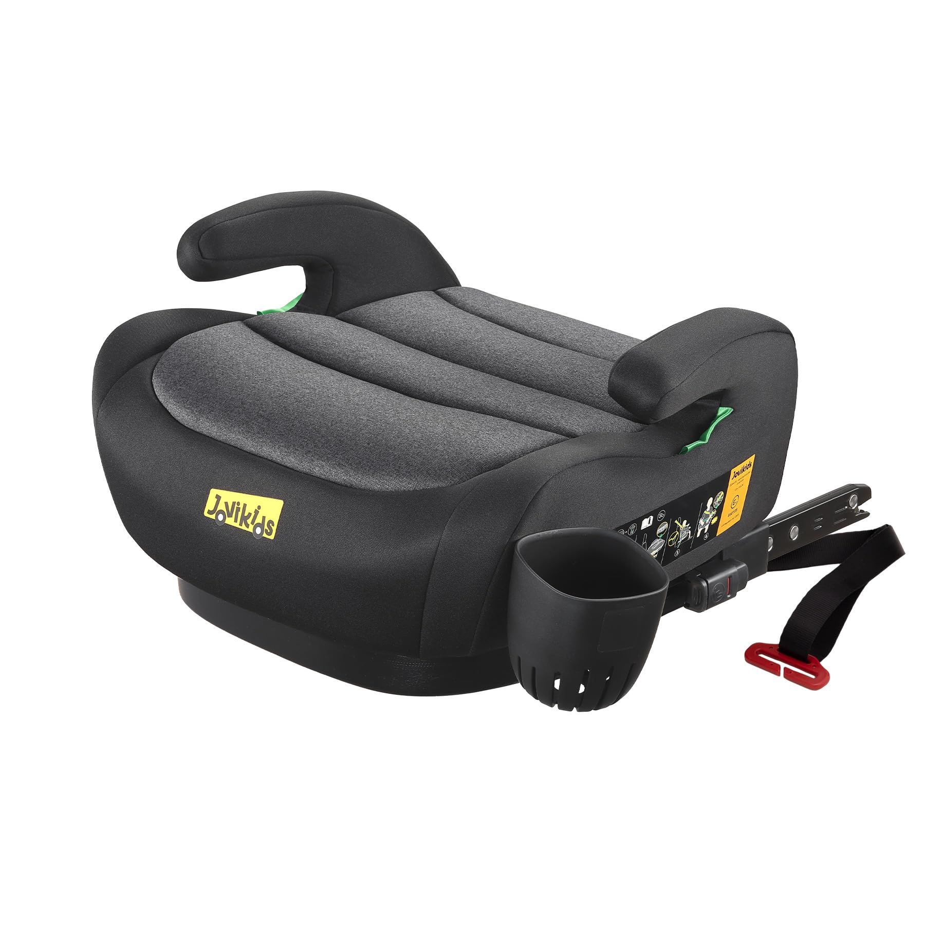 Jovikids OHHO+ Booster Car Seat with ISOFIX, Thick Cushion | ECE R129 (E4) Appro