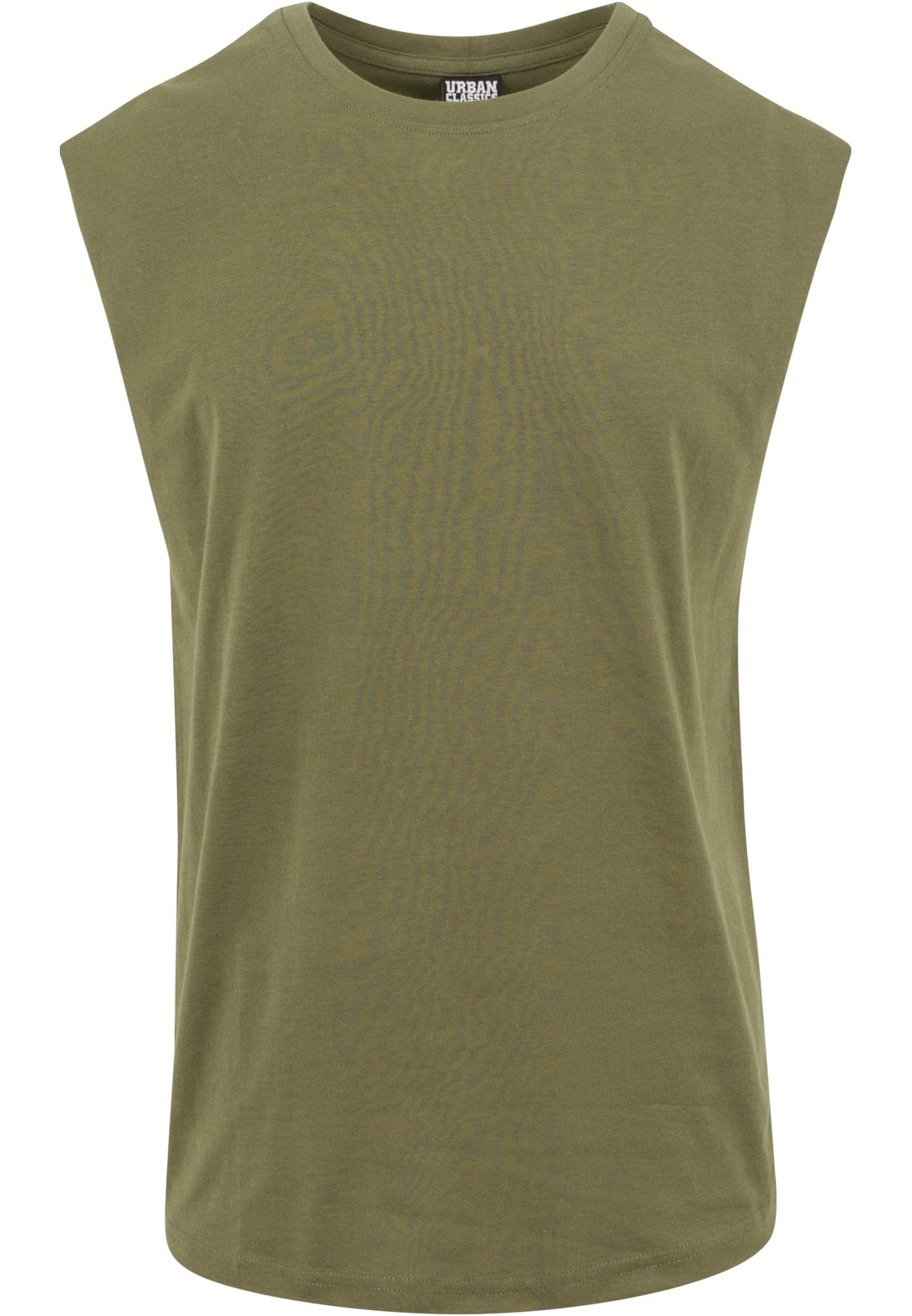 Urban Classics Open Edge Sleeveless Tee Men's T-Shirt Black Regular